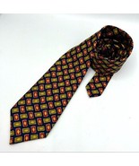 Lanvin Paris Men’s 100% Silk Classic Print tie in blue, green &amp; red color - €24,91 EUR