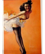 8-1/2 X 11 Pin-up Girl Poster Rolf Armstrong Beautiful Latino Lady - £7.90 GBP