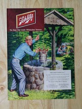 Vintage 1951 Schlitz Malt Liquor Beer Full Page Original Ad  921 - £5.22 GBP