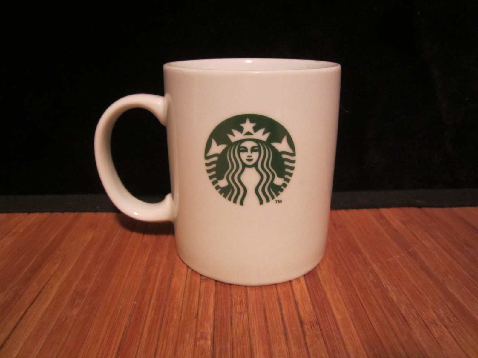 Starbucks Coffee Mug Tea Cup White with Green Mermaid logo 12 oz - $9.99