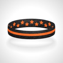 Reversible Thin Orange Line Bracelet Wristband Support Search and Rescue - £9.59 GBP