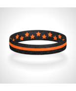 Reversible Thin Orange Line Bracelet Wristband Support Search and Rescue - $16.46 CAD