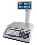 CAS S-2000 JR 30lb PRICE COMPUTING SCALE with POLE - LEGAL FOR TRADE LCD... - $375.00