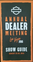 Harley-Davidson Annual Dealer Meeting Las Vegas 2015 Show Guide - £3.11 GBP