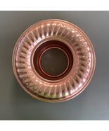 Vintage Mirro Copper Color 11 cup Jello Mold Cake Pan Round Ring W Spiral - $19.80