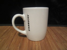 2012 Starbucks Coffee Mug Tea Cup White with Green Mermaid logo - £7.82 GBP