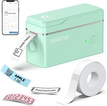 Label Maker Machine with Tape P31S Portable Thermal Printer Built in Cutter Mini - £38.68 GBP
