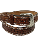 Ranger Belt Co IB1008C Mens Hand Tooled Leather Western Concho Belt Brow... - €34,43 EUR