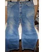 Levi Strauss Jeans Mens Size 36&quot; X 30&quot; Straight Leg Grey 12&quot; Rise 269K - £18.39 GBP