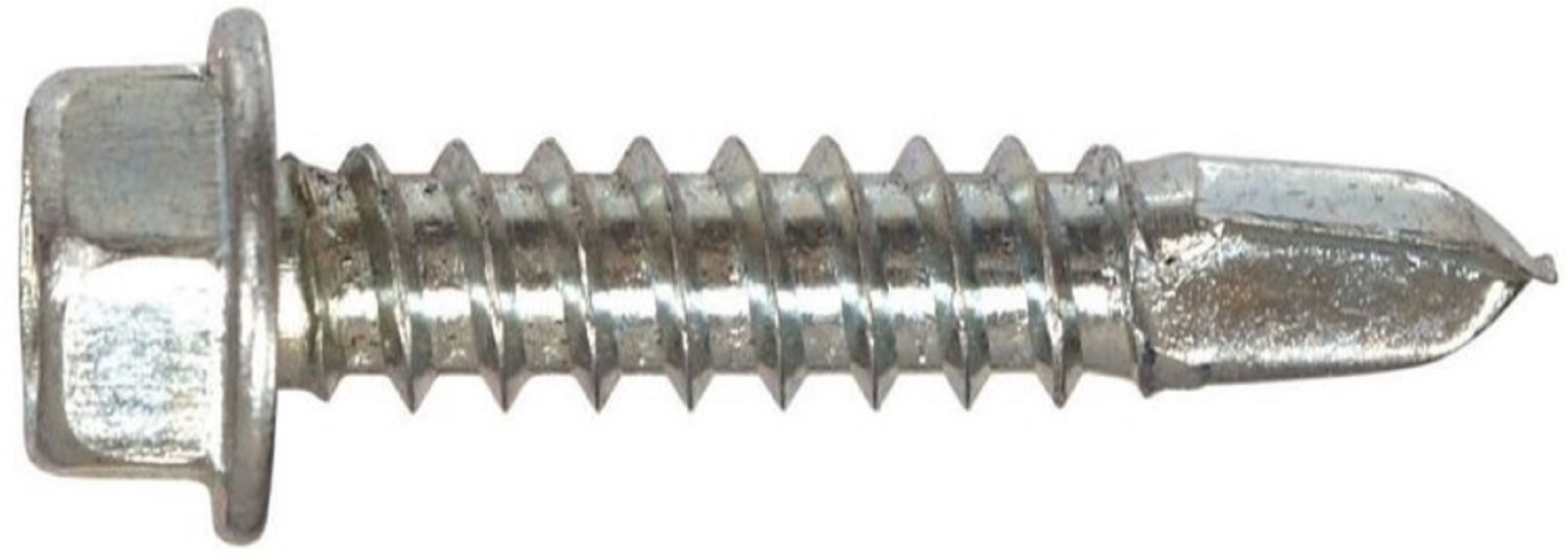 Hillman 41887 Hex Washer Head Self-Drilling Screw 1/4 in. x 3/4 in. Zinc - $22.34