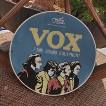 Vintage 1964 Guitar Center Vox Fine Sound Equipment Porcelain Gas &amp; Oil Sign - £96.41 GBP