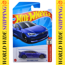 Hot Wheels Tesla Model S Plaid Hw Quarter Mile Heroes Series 2024 + Free Casing - $4.10