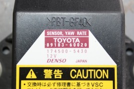 2006-2013 LEXUS IS350 ANTI LOCK BRAKE YAW RATE SENSOR K6553 image 3