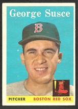 Boston Red Sox George Susce 1958 Topps # 189 vg - £3.55 GBP
