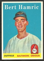 Baltimore Orioles Bert Hamric 1958 Topps # 336 ex - £3.55 GBP