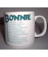 BONNIE MEANING LOVELY NAME POEM MARCI G COFFEE MUG PAPEL - $29.99