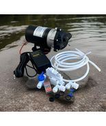 110V 24V DC/AC Diaphragm Booster Water Pump for RO Reverse Osmosis Carav... - $1,100.46 MXN