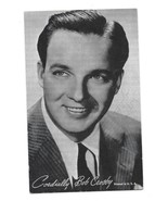 Jazz Singer, Bandleader Bob Crosby 3 1/4 by 5 1/2 inch Card w/Autograph ... - €5,21 EUR
