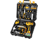 126 Piece Power Tool Combo Kit with 8V Cordless Drill. - £77.61 GBP