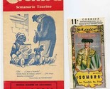 Cronica Bull Fighting Booklet and Ticket Mexico City 1951-52 Sombra  - $18.81