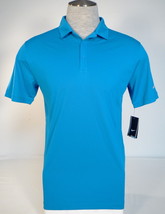 Nike Golf Dri Fit Standard Fit Blue Short Sleeve Polo Shirt Men&#39;s NWT - £63.26 GBP