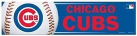 MLB Chicago Cubs Bumper Sticker, Team Color, One Size - $9.99