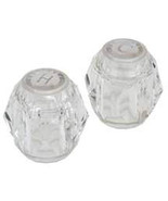 Moen Chateau Hot/Cold Replacement Faucet Handles Acrylic - $36.98 CAD