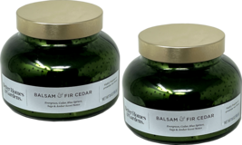 BHG 18oz Scented Candle, Mercury Bell Jar, 2-pack [Balsam and Fir Cedar] - £36.15 GBP