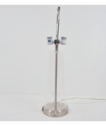 Table/Desk Lamp ~ Transparent Glass Cone Body w/120V Power Outlet ~ #284... - $58.75