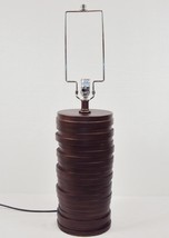 Table/Desk Lamp ~ Antique Mission Bronze Body w/Offset Disc Pattern #2840920 - £39.12 GBP