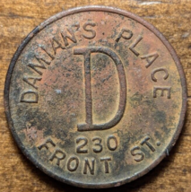 Saint Paul, Minnesota MN Damian&#39;s Place D Good For 5¢ Trade Token - £7.16 GBP