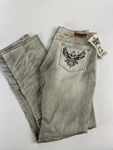 Machine Men&#39;s Denver Gray Tone Straight Denim Jeans Size W 32 L 31 - £29.75 GBP