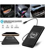 10W Fast QI Wireless Car iPhone Charger Charging Pad Mat Universal Acces... - $393.47 MXN