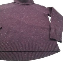 C &amp; C California Hi Low Turtleneck Sweater Womens M Wool Blend Speckled ... - £12.14 GBP