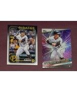 2024 Topps Henry Davis 2 Card Lot Pittsburgh Pirates Louisville Cardinals - $56.47 MXN