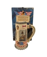 Rare 3 Budweiser Working America Stein Worker III The Saturday Evening P... - $106.22 CAD