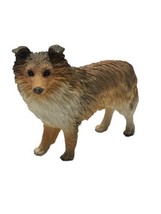 Vintage 1992 collie dog miniature Figurine Mini Fig Collectible Home Decor - £14.35 GBP