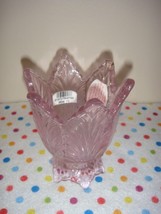 Fenton Two Way Candle Holder Pink Chiffon - £11.93 GBP