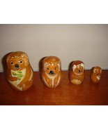 Wooden Koala 4 Piece Nesting Dolls, Very Gently Used - $27.99