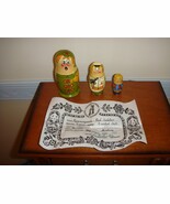 Wooden Red Army Soldier II, 3 Piece Nesting Dolls From USSR - €47,14 EUR