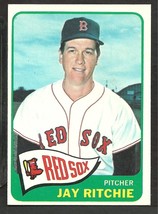 Boston Red Sox Jay Ritchie RC Rookie Card 1965 Topps # 494  ex/em - £5.18 GBP
