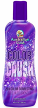 Australian Gold COLOR CRUSH 20X Blue Hued Bronzer Tanning Lotion 8.5oz - £18.94 GBP