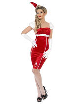 Pin Up Miss Christmas / Santa Costume - $27.27
