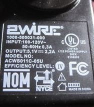 2Wire ACWS011C-05U AC Adapter 5.1 V 2.2 A for Router Modem - $5.99