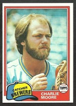 1981 Topps Baseball Card # 237 Milwaukee Brewers Charlie Moore nr mt - £0.39 GBP