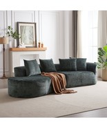 Oversized Sectional Sofa: 114&quot; Chenille Couch - $15,752.35 MXN