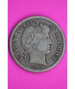 1913 P Barber Liberty Dime Scarce Semi Key Date Silver Coin Free Shippin... - $33.94 CAD