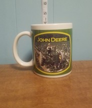 John Deere Coffee Mug Cup Licensed Product Houston Harvest Tractor Glass - £3.80 GBP