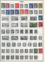 FRANCE 1932-1942 Very Fine Used Stamps Hinged on list: 2 Sides - £2.61 GBP