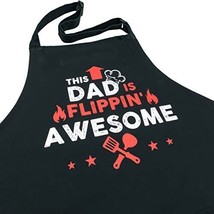 Fixgrub Chefs Apron For Men Funny Dad Grill Apron For Dad 100% Cotton Bbq Apr Ho - £49.84 GBP